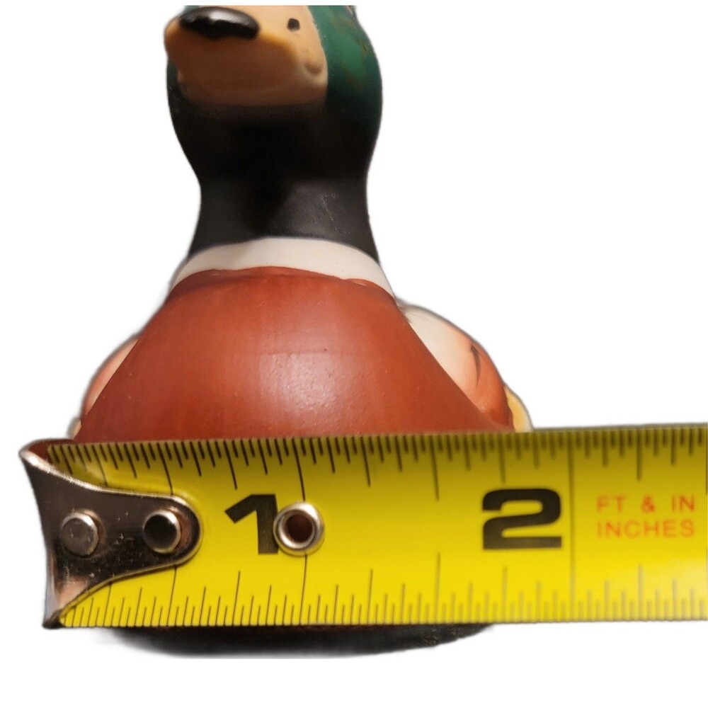 Jasco Ceramic Duck Lint Remover Brush Mallard Duck Figurine Decoy 5 x 2.5 inches - Picture 9 of 9